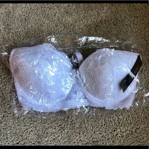 Brand new white bra